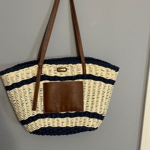 Sun and Sand straw tote